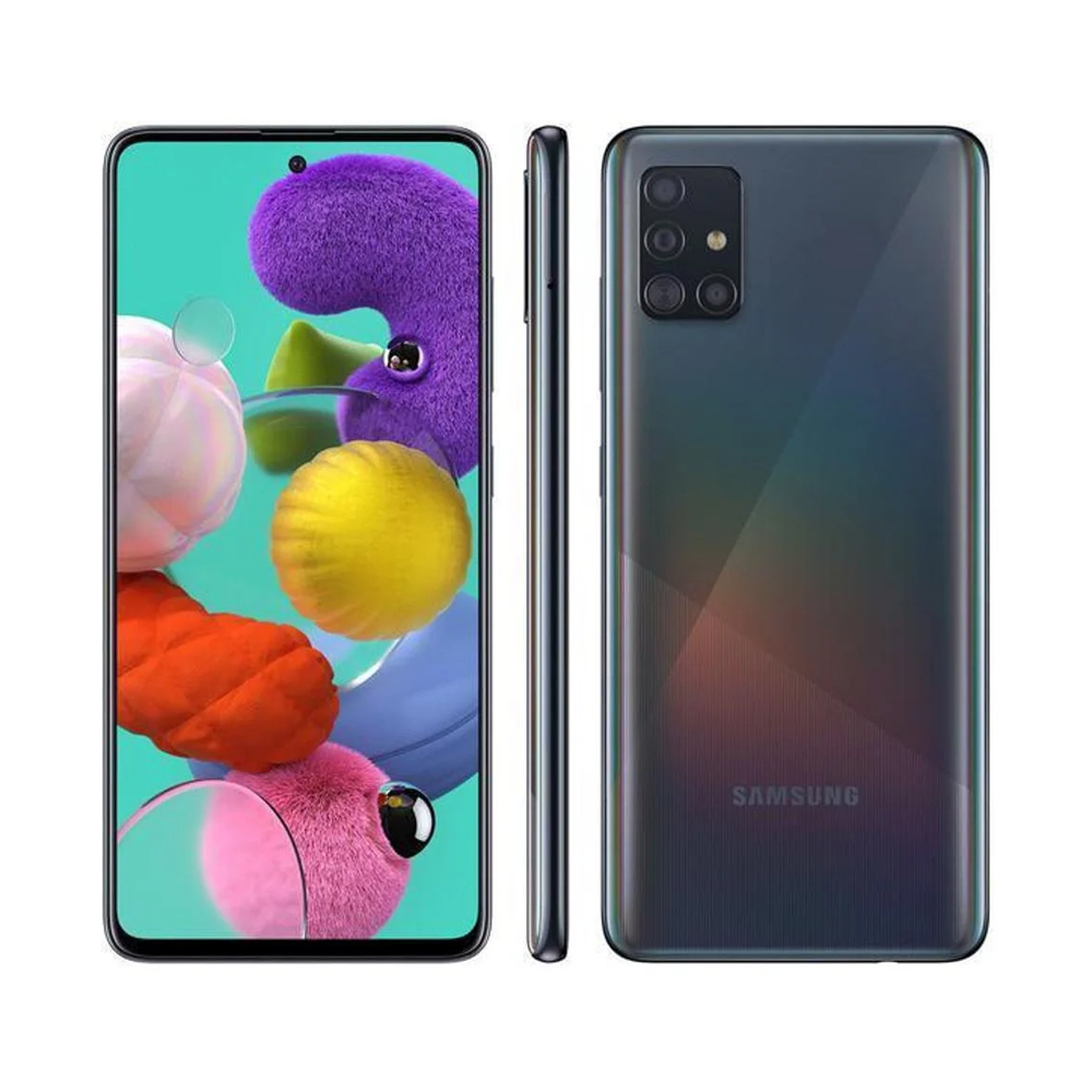 Samsung Galaxy A51 128GB 6GB Android Preto Prisma Desbloqueado image number 1